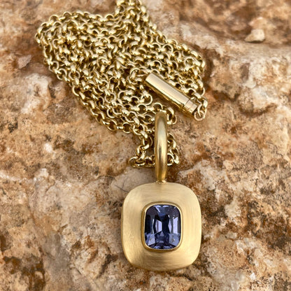 Spinel and Gold Pendant