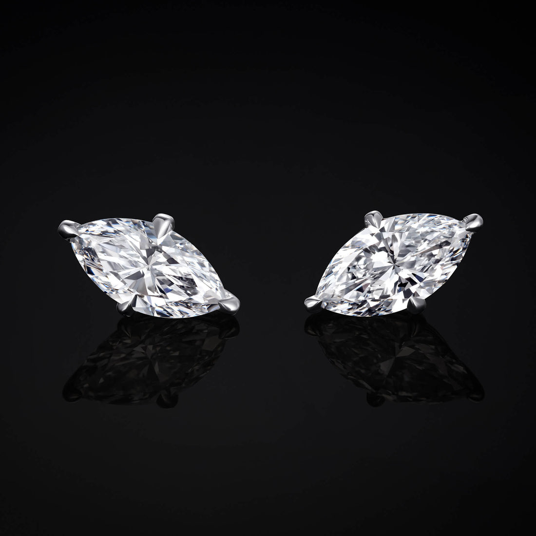 Marquise Diamond Earstuds